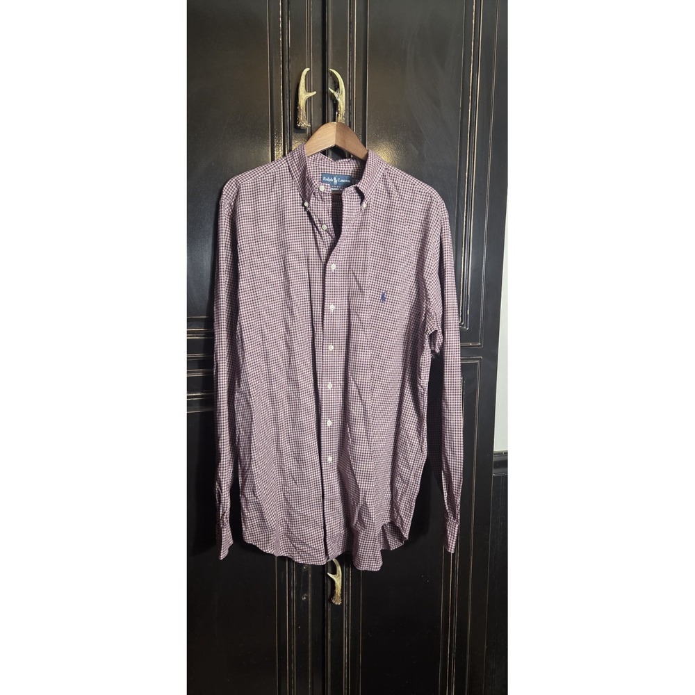 Ralph Lauren XLT, Classic Fit Plaid LSBU, Fall, Church, Workwear, School